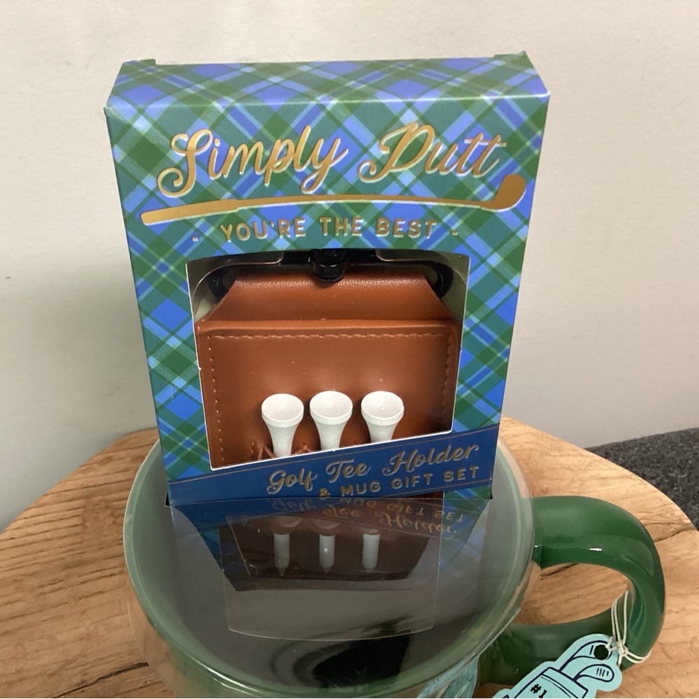 🟢 New / Sealed - Tee-rific PaPa Ceramic Mug w Golf Tee Holder Set - Gift Idea - Picture 4 of 10
